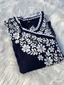 Soft & Comfort Plus size Angrakha - Chikankari official