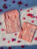 Soft & Comfy Rayon Co ord - Chikankari official