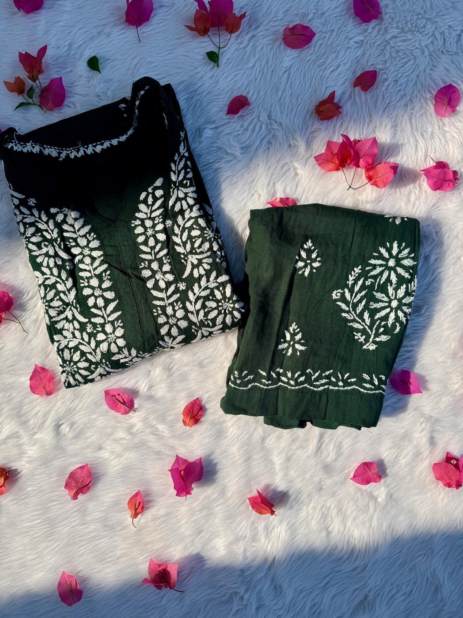 Soft & Comfy Rayon Co ord - Chikankari official
