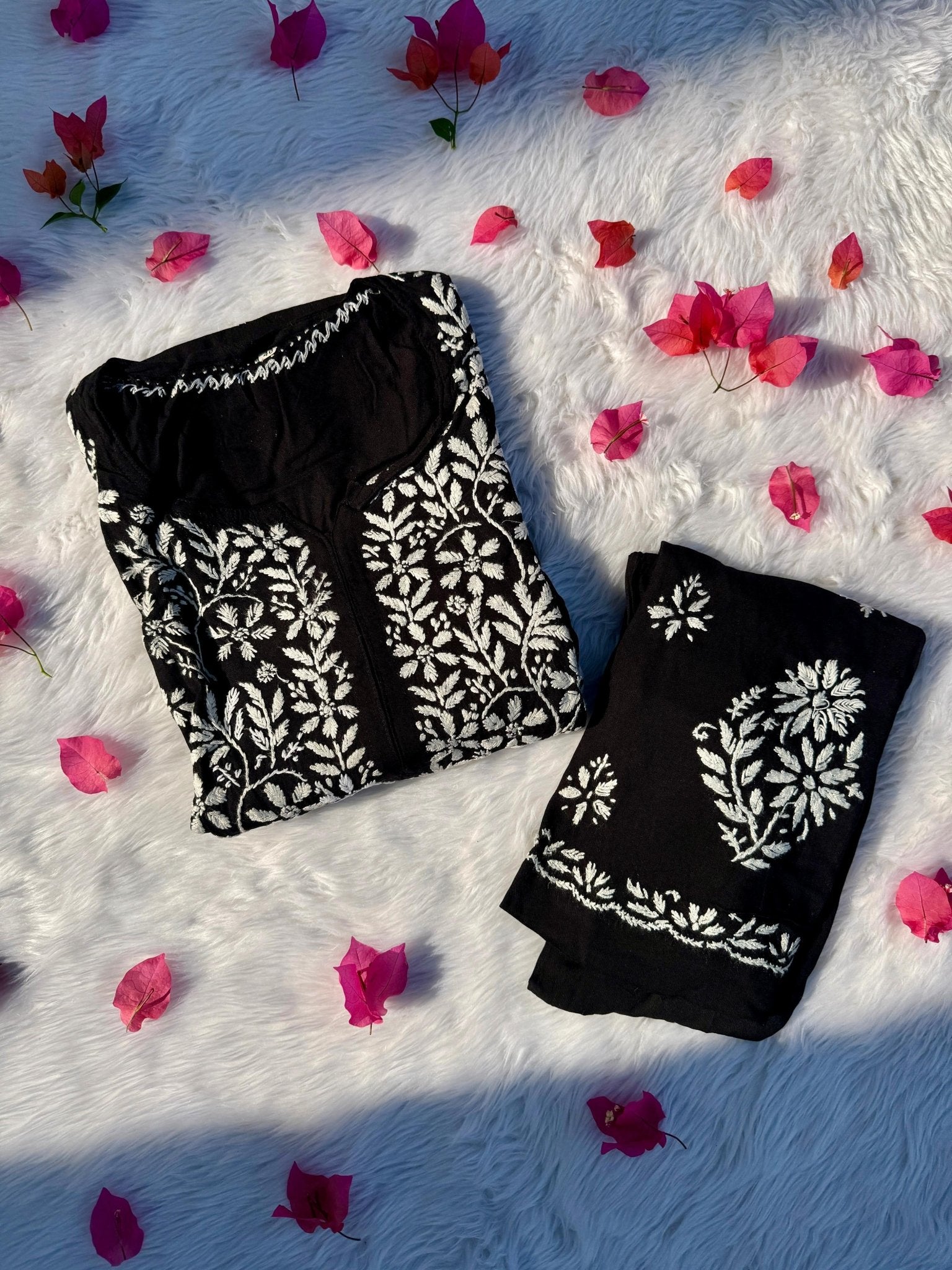 Soft & Comfy Rayon Co ord - Chikankari official