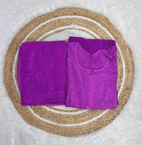 Soft & Comfy Reyon Dye Set - Chikankari official