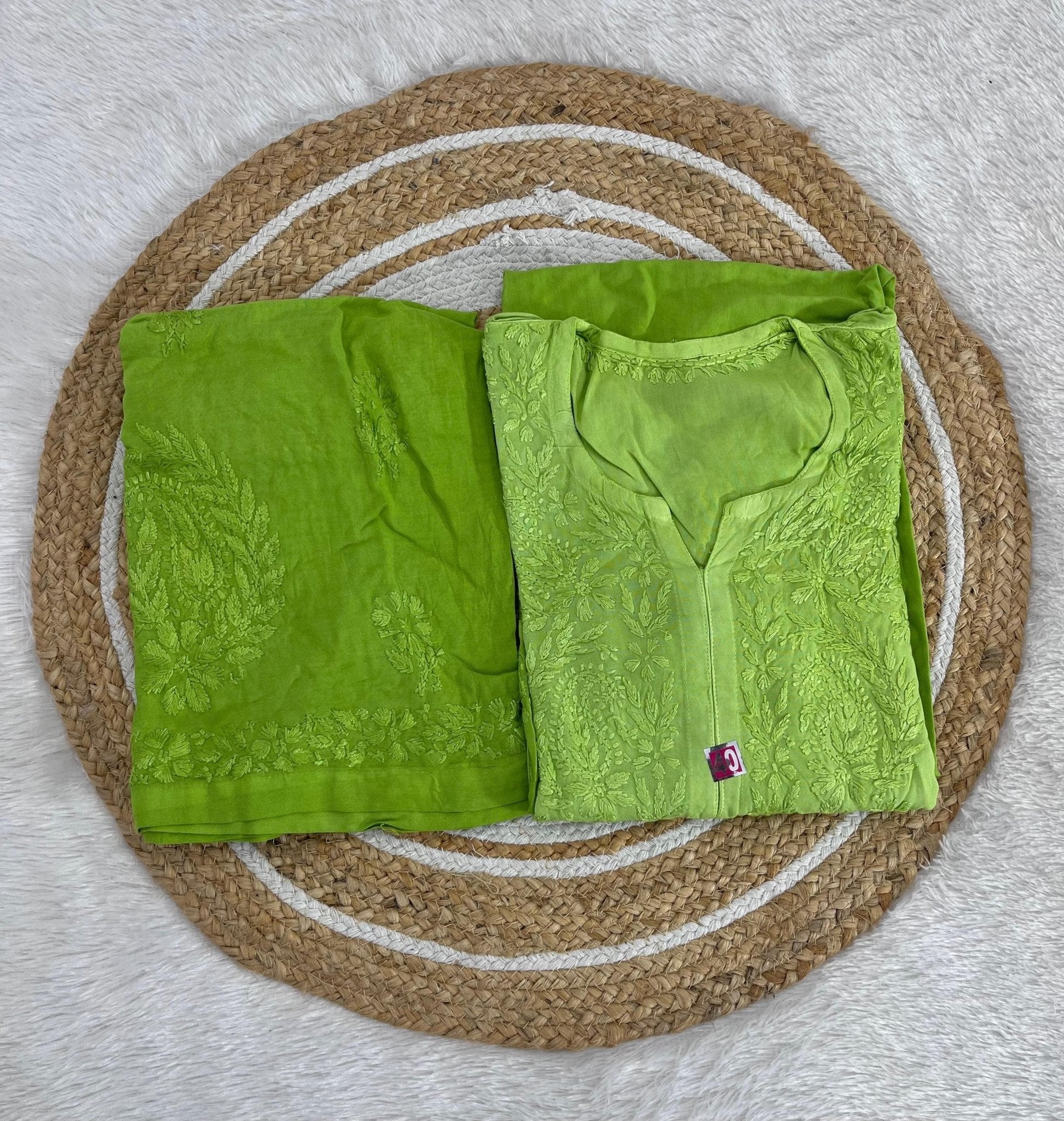 Soft & Comfy Reyon Dye Set - Chikankari official