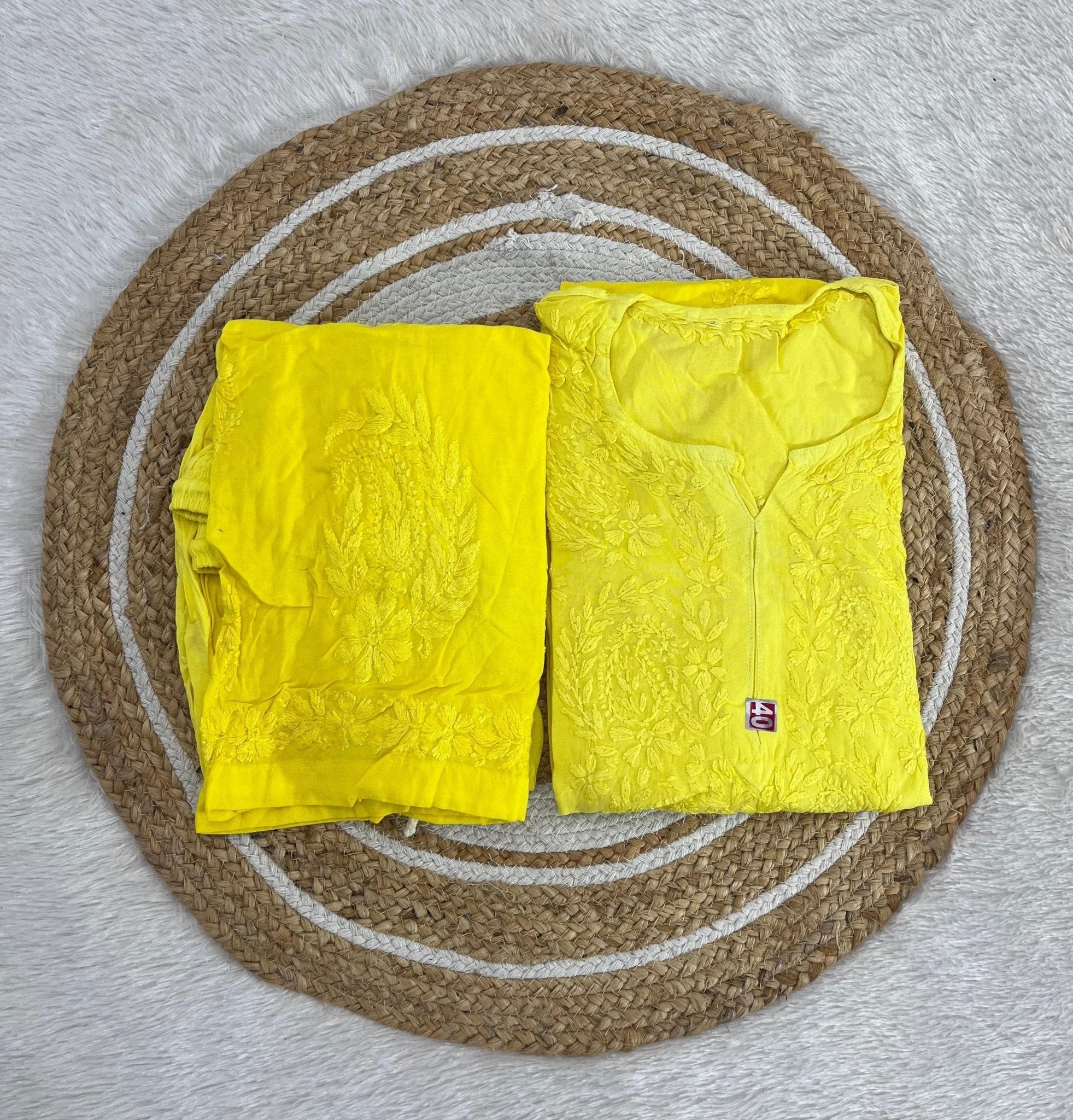 Soft & Comfy Reyon Dye Set - Chikankari official