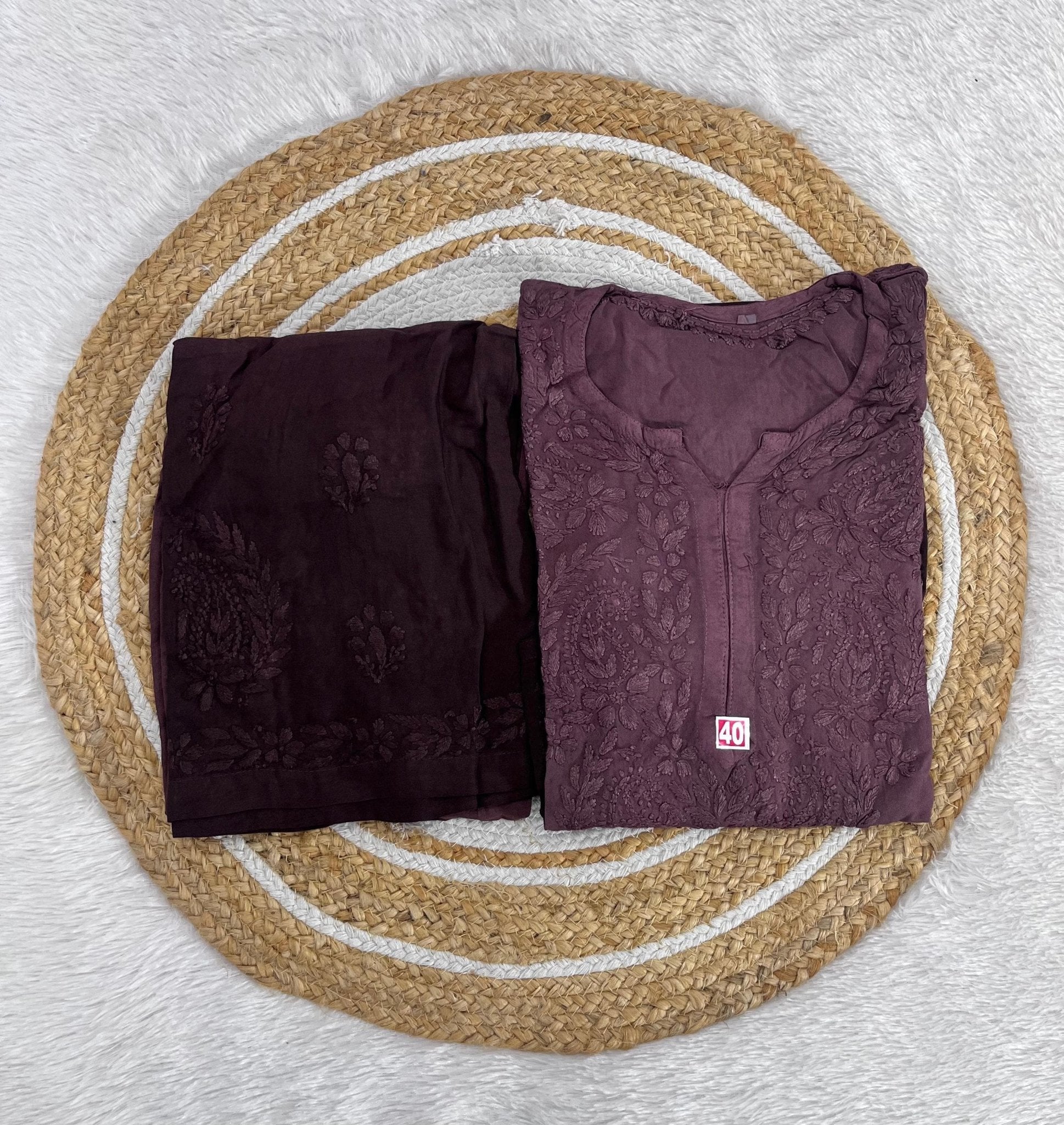 Soft & Comfy Reyon Dye Set - Chikankari official