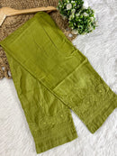 Soft Dual Machine work Shaded Kurti Set - Chikankari official