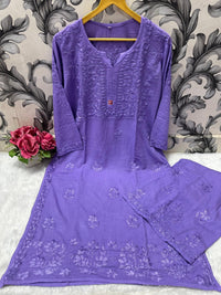 Soft dyeable pastle shade combo - Chikankari official