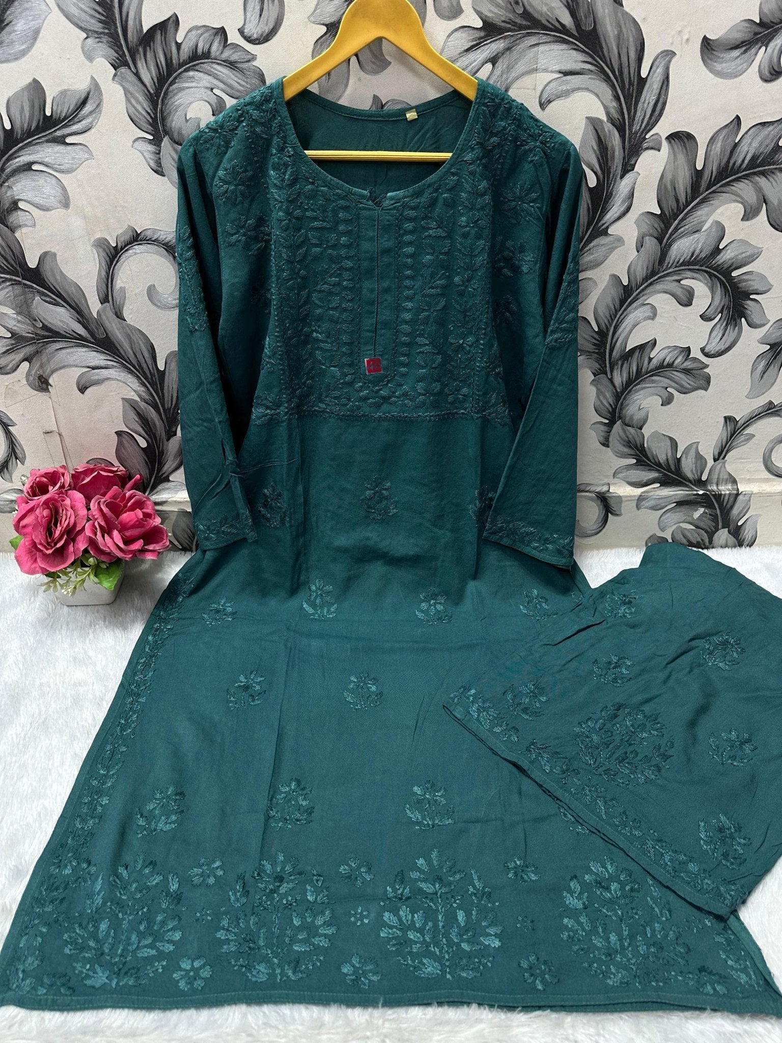 Soft dyeable pastle shade combo - Chikankari official