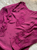 Soft Dyed Fancy Butter weight Heavywork Kurta - Chikankari official