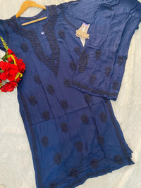 Soft Heavy tone to tone Rayon Handwork Combo - Chikankari official