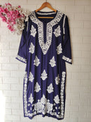 Soft Modal Cotton Heavy Buta handworked kurta - Chikankari official