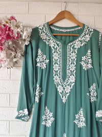 Soft Modal Cotton Heavy Buta handworked kurta - Chikankari official
