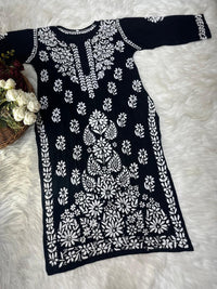 Soft Modal heavy embroidered Kurta set - Chikankari official