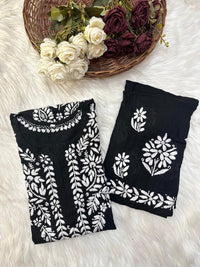 Soft Modal heavy embroidered Kurta set - Chikankari official