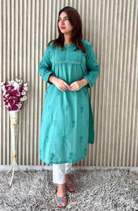 Soft Mul Mul Kurta - Chikankari official