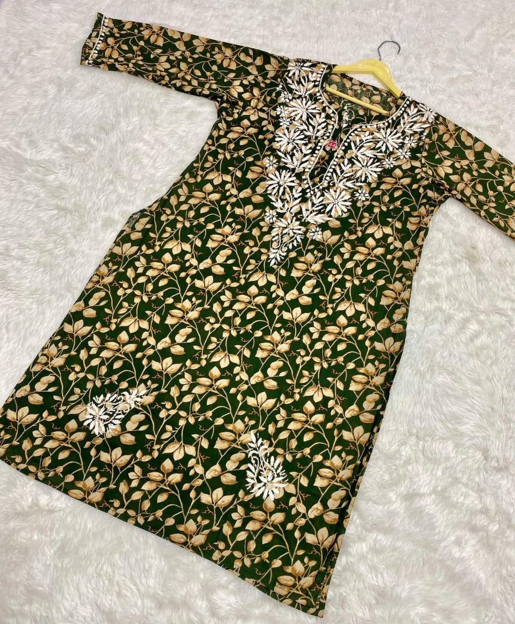 Soft mul stylish kurta - Chikankari official