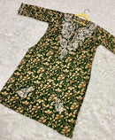 Soft mul stylish kurta - Chikankari official