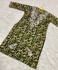 Soft mul stylish kurta - Chikankari official