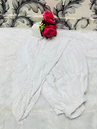 Soft Pure Cotton Dhoti - Chikankari official