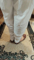 Soft Pure Cotton Dhoti - Chikankari official