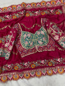 Soft Rangoli silk dori embroidered saree - Chikankari official