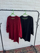 Soft Rayon Dyed Short Tops - Chikankari official