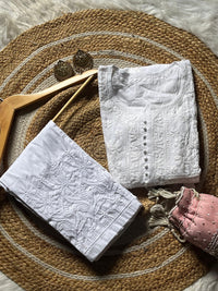 Soft Rayon light weight Gown - Chikankari official