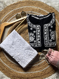 Soft Rayon light weight Gown - Chikankari official