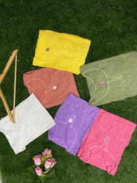 Soft Silky Rayon Short tops - Chikankari official