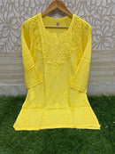Soft Silky Rayon Short tops - Chikankari official