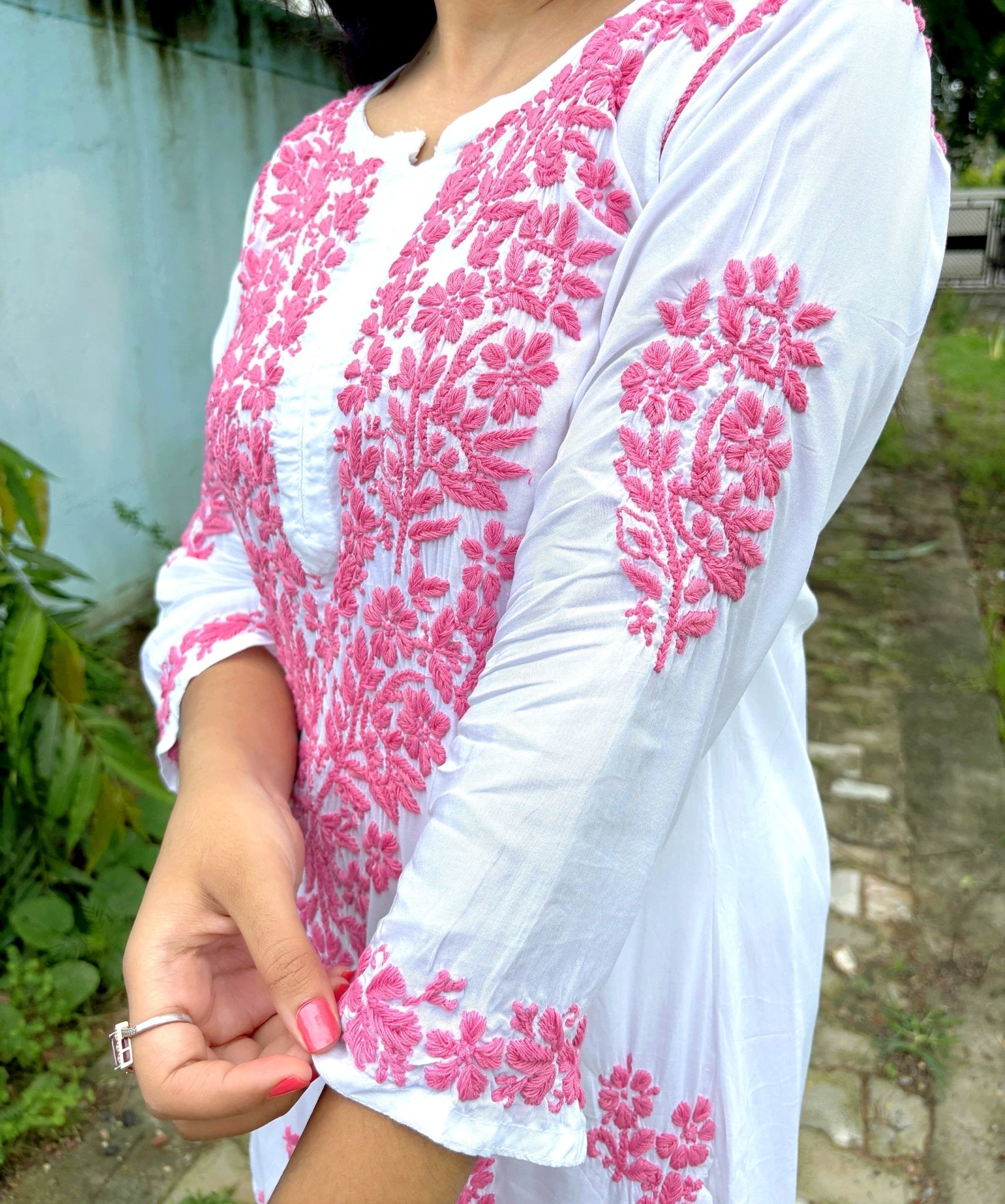 Soft & Soothing Breezy ready to wear Co - ord - Chikankari official