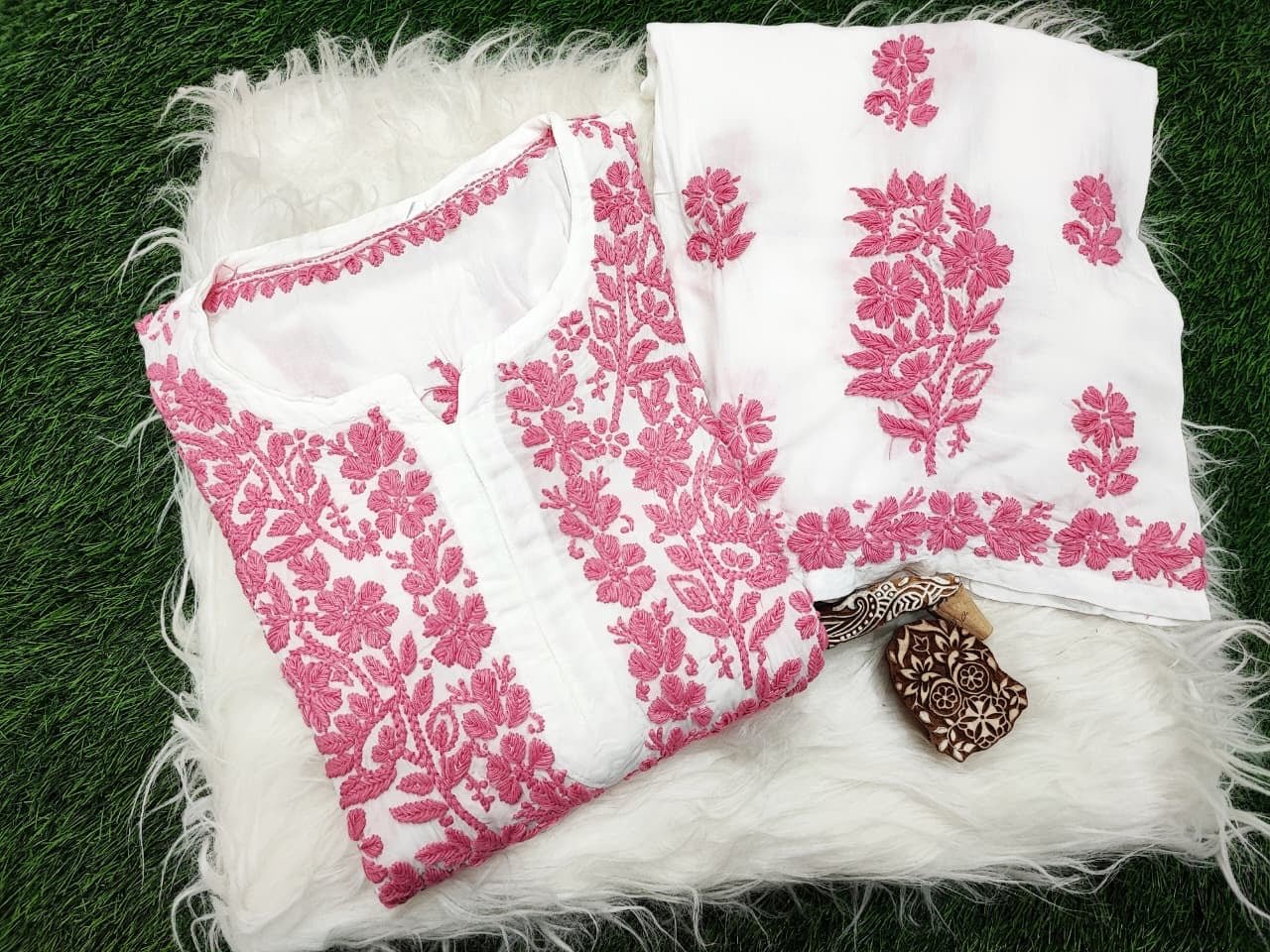 Soft & Soothing Breezy ready to wear Co - ord - Chikankari official