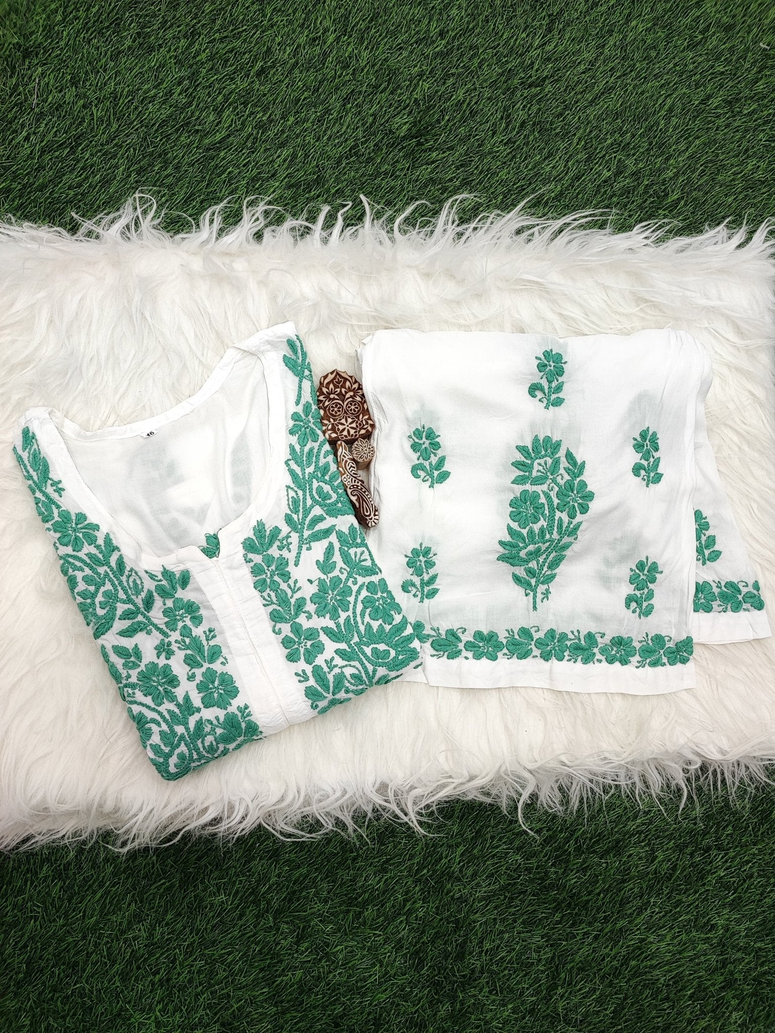 Soft & Soothing Breezy ready to wear Co - ord - Chikankari official
