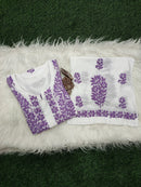 Soft & Soothing Breezy ready to wear Co - ord - Chikankari official