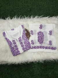 Soft & Soothing Breezy ready to wear Co - ord - Chikankari official