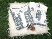 Soft & Soothing Breezy ready to wear Co - ord - Chikankari official