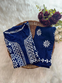 Soft & Stylish Ghaspatti Work kurta Plazzo - Chikankari official