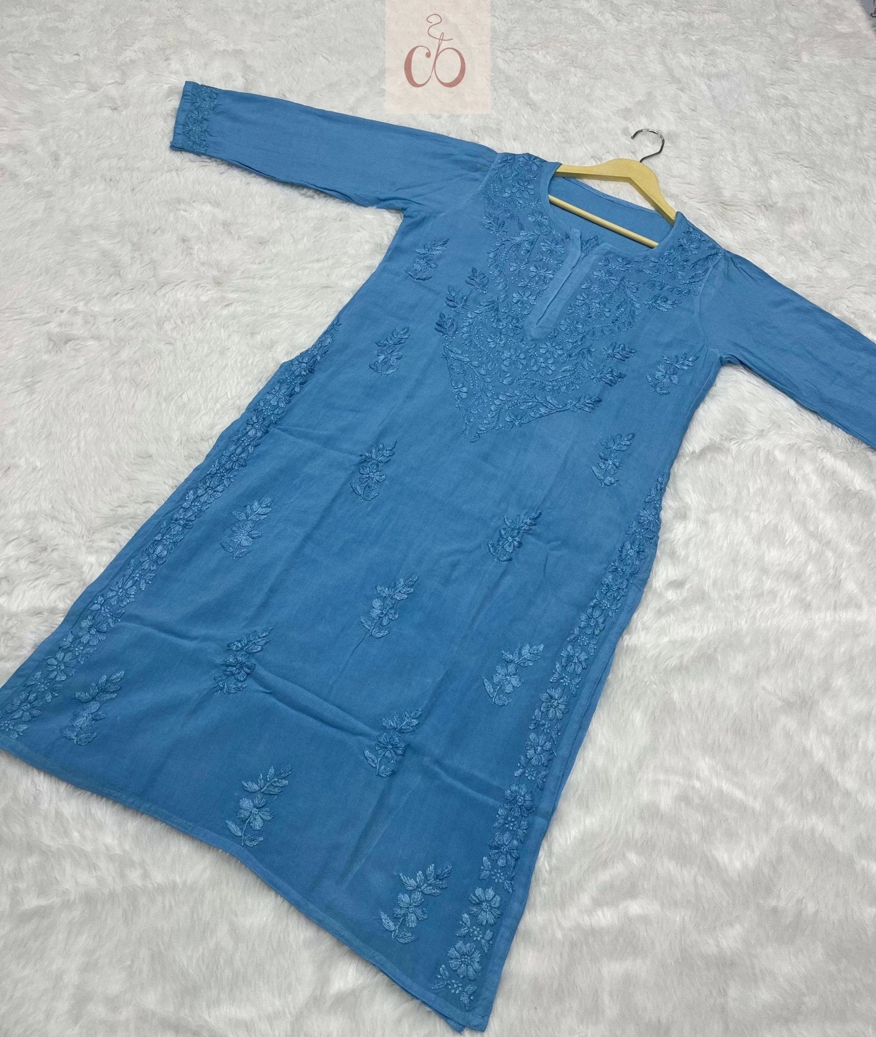 Soft Summer Friendly Rayon - Chikankari official
