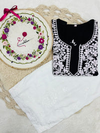soft trendy short top - Chikankari official