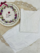 soft trendy short top - Chikankari official