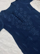 Special Sizes Dobby Cotton Kurts - Chikankari official