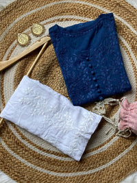 Special Sizes Dobby Cotton Kurts - Chikankari official