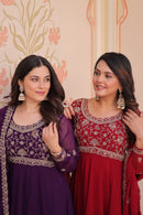 Standard & Classic Luxe Indian Gown - Chikankari official