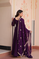Standard & Classic Luxe Indian Gown - Chikankari official