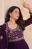 Standard & Classic Luxe Indian Gown - Chikankari official