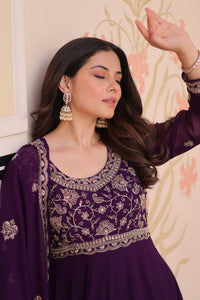 Standard & Classic Luxe Indian Gown - Chikankari official