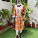 Straight Fit Rayon Riwayat Kurta - Chikankari official