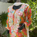 Straight Fit Rayon Riwayat Kurta - Chikankari official
