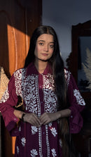 Stylish Soft Modal Co - ord Set - Chikankari official