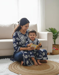 Suhana khan inspired Blue chikankari kurta - Chikankari official