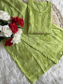 Summer Essential Dyed Chanderi Buta combo - Chikankari official